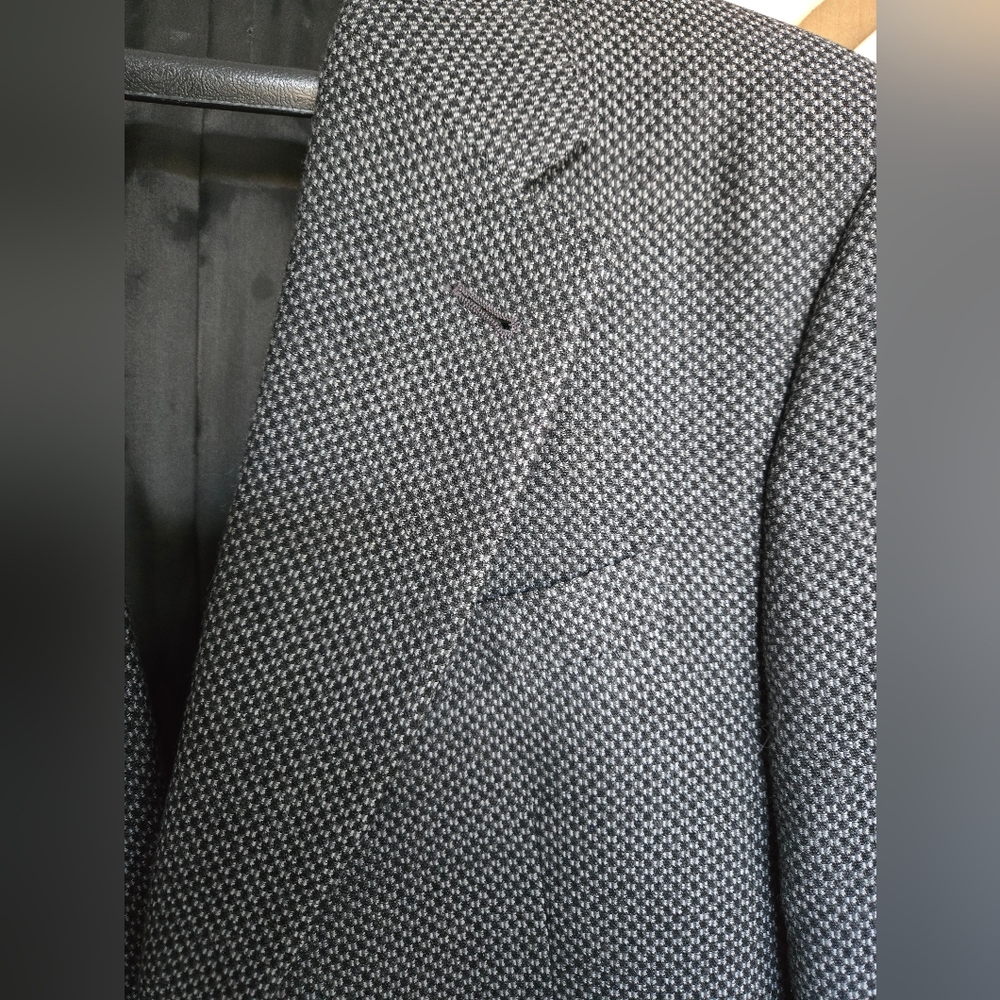 Armani Collezioni Mens Suit Blazer Gray Size 42R - Picture 5 of 12